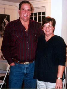 Charlie Wilhelm and Cynthia Edwards, Jon Tuttle's sister.