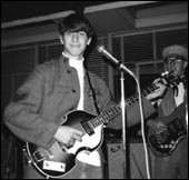 Me, with my 1966 Hofner Beatle bass, on September 5, 1967.