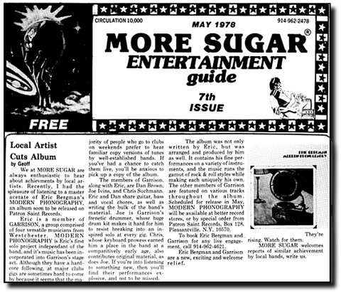 1978 More Sugar review of Modern Phonography.