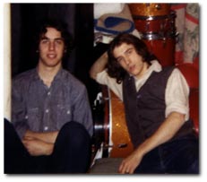 Me and John Doerschuk hanging out after recording The Latimer Sessions, 1971. 