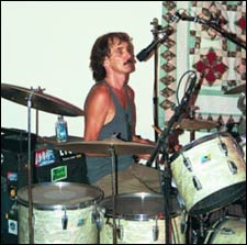 Joe Ivins, drummer supreme.