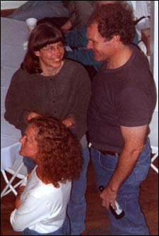 Lynn Latimer and Jackie Haigney with Jay O. Sanders.