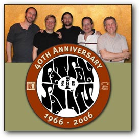 The Patron Saints and the 40th Anniversary logo.